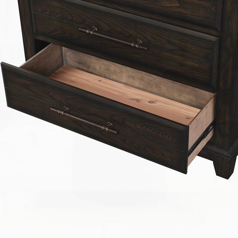 Table de chevet moderne pour chambre à coucher, Acajou