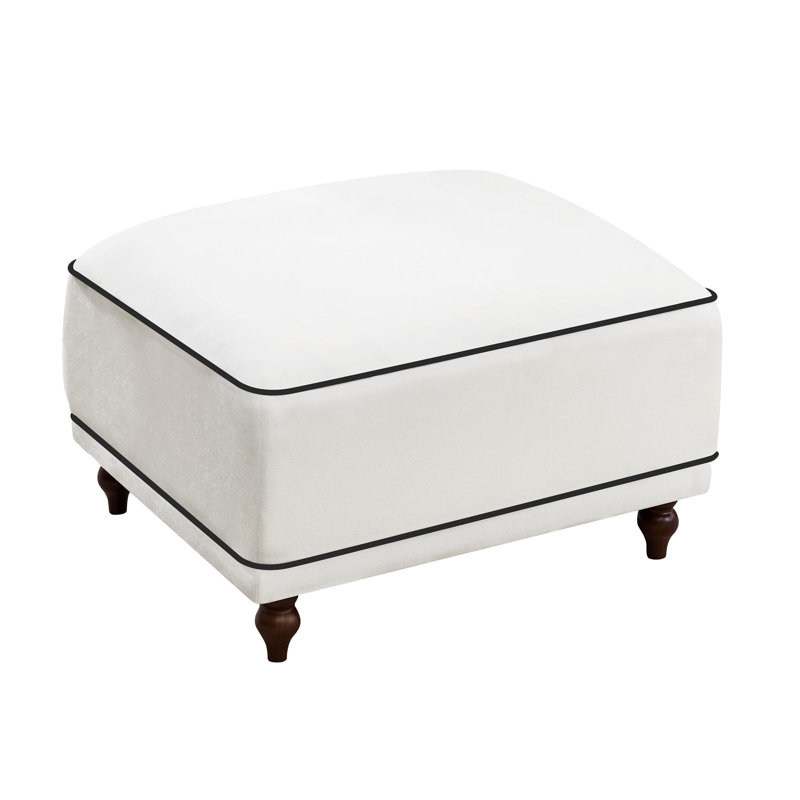 Repose-pieds de rangement modulaire avec housse amovible, repose-pieds assorti en mousse chenille pour canapé modulaire