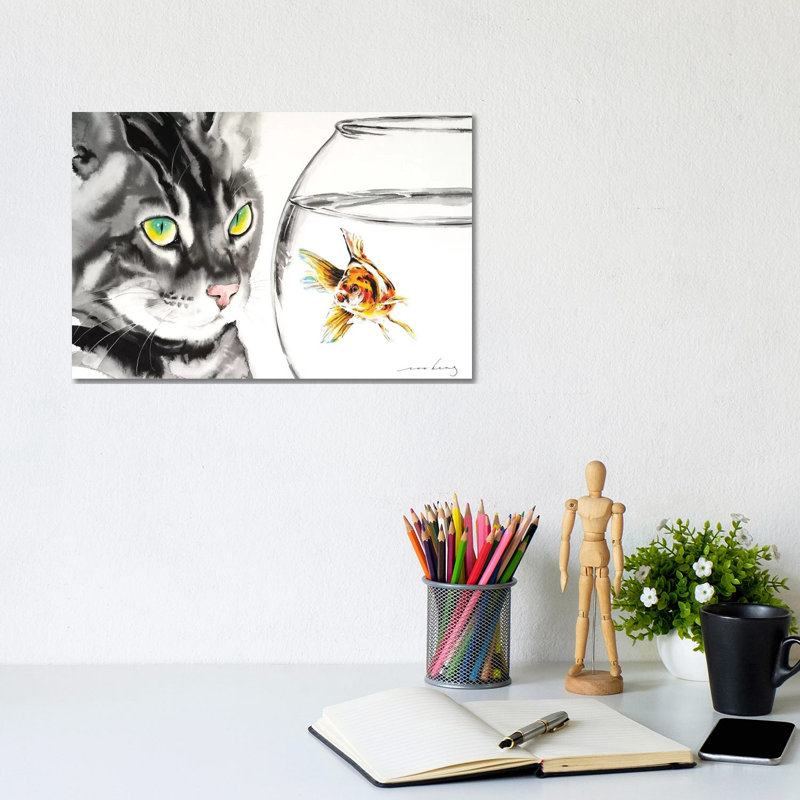 Yin And Yang V by Soo Beng Lim - Wrapped Canvas Gallery-Wrapped Canvas Giclée, 20.32 cm H x 30.48 cm W