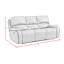Canapé inclinable électrique de 89 po Murdocca-1335880100