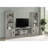 Bergeron Grey Driftwood 2-Drawer Engineered Wood TV Stand