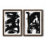 Cadre en bambou noir mat I - prêt à accrocher-709193711-709193706