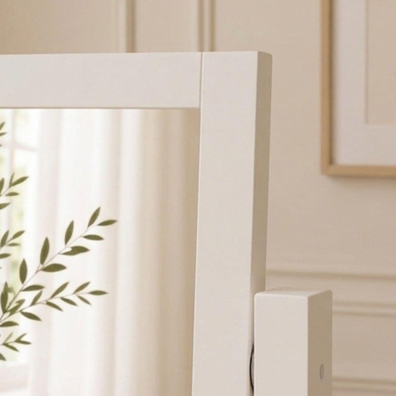 Sevyn Assembled Rectangle Mounts to Dresser Makeup / Shaving Mirror