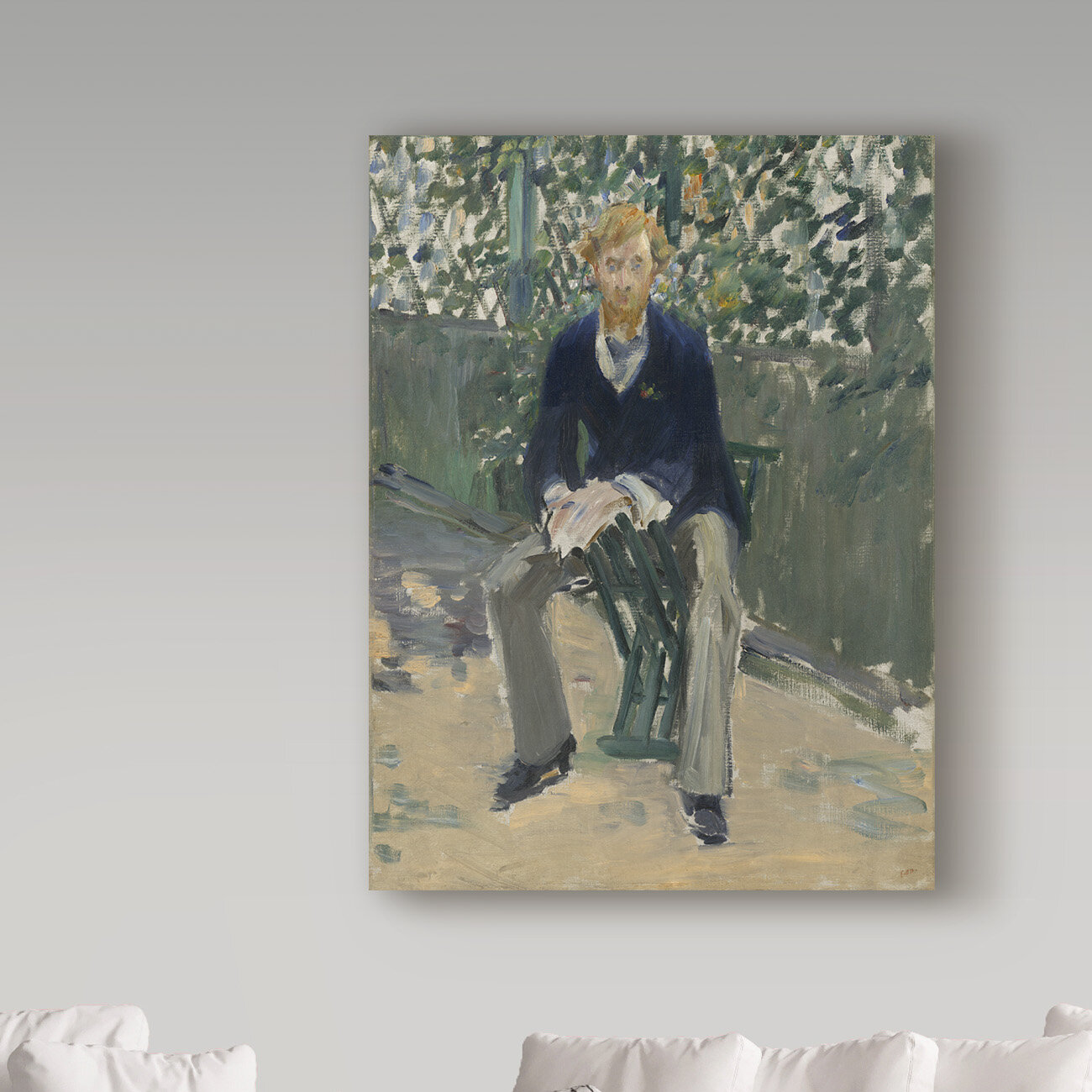 Trademark Fine Art 'At The Races' Canvas Art by Edouard Manet