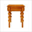 Table de chevet en bois massif avec placage antique, tiroir simple et pieds robustes pour un décor de ferme moderne