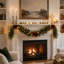 Guirlande de Noël artificielle en cyprès de 1,8 m (lot de 2), imitation pin d'hiver réaliste, verdure persistante pour décoration de Noël intérieure et extérieure-136403588-136403593