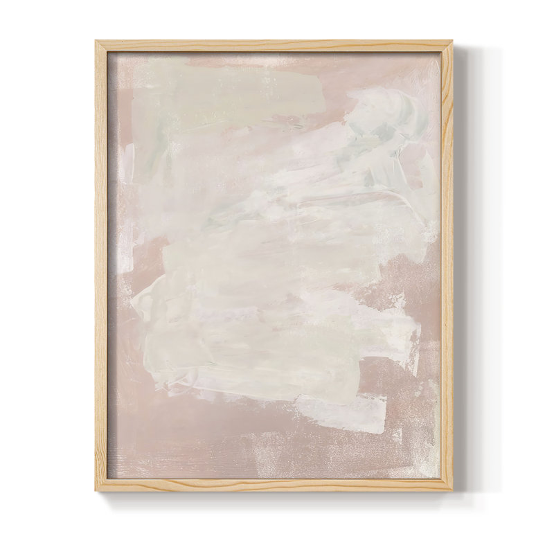 «Hazy Summer I», reproduction encadrée - bois massif, H 15 po x l 12 po