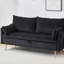  61.25" Upholstered Loveseat Sofa with Storage and 2 pillow, Comfy 2 Seater Couch for Apartment-711228431