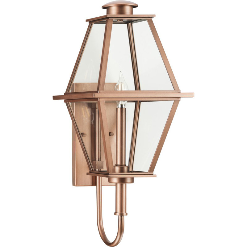 Wall Light, Antique Copper, 24" H x 9.5" W x 10.62" D