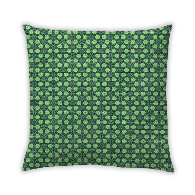 Coussin Kailand, Vert, Microsuède