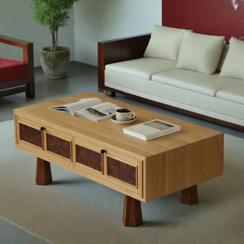 Table basse rétro et niche