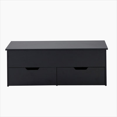 Lift-Top Coffee Table with Storage Center Tables Hidden Compartment & 2 Drawers, Sofa Table For Living Room -  Latitude Run®, 37F4576040374029AB1C118969B2D8EB