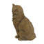 Joaquin CAT 25cm Carved Wood Effect
