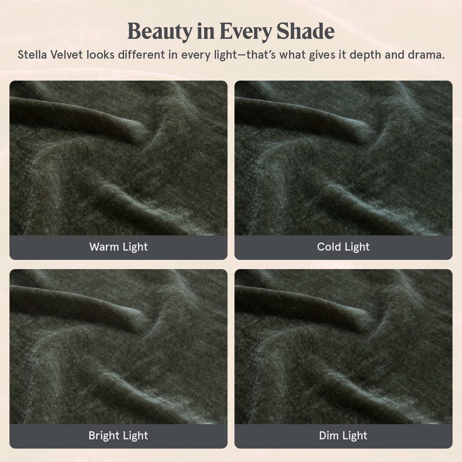 Stella Velvet Duvet Cover Set, King Duvet Cover + 2 King Shams, Fern Green
