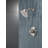 Nicoli Single-Function Shower Faucet Set, Shower Trim Kit with H2Okinetic Shower Head and Valve-50198993