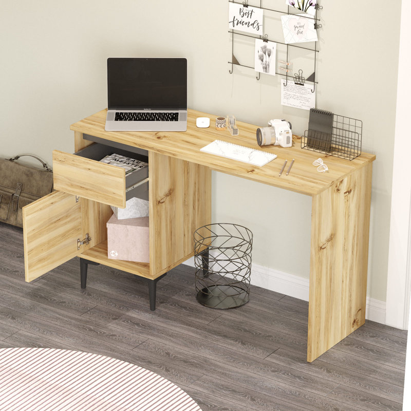 Bureau échelle Locelso, Naturel/noir