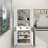 Heliane Kitchen Pantry with Adjustable Shelves-740800620