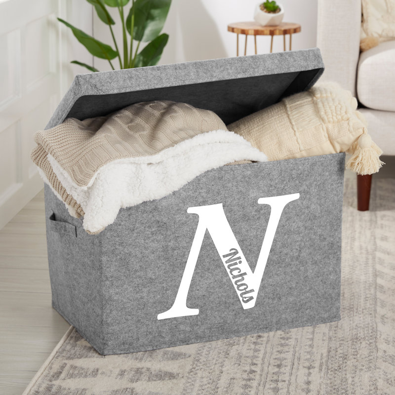 Personalization Mall Decorative Bin, Yes