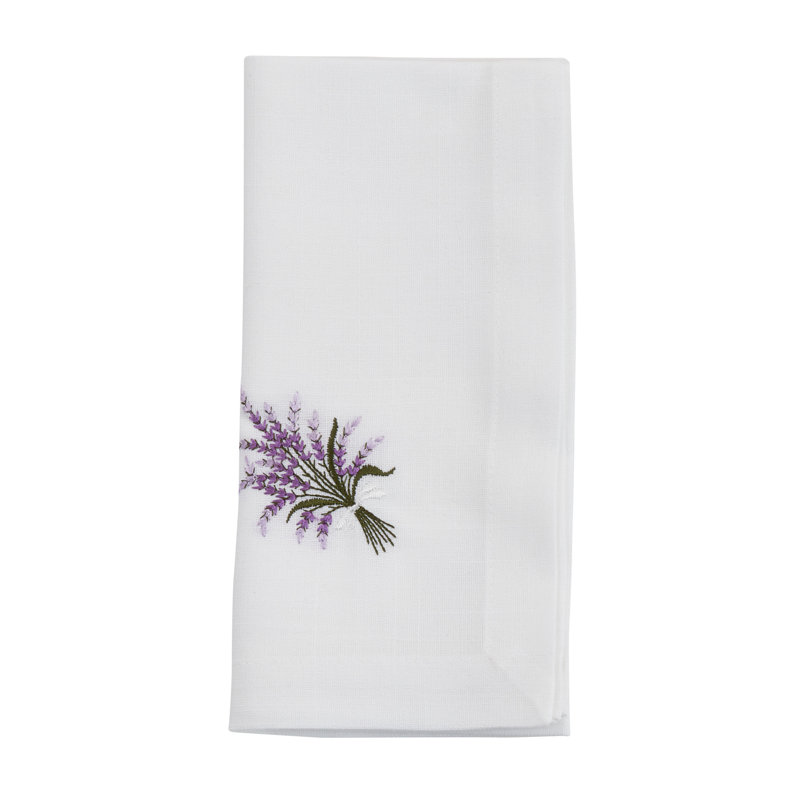 Polyester Embroidered Square Napkin