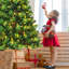 Arbre de Noël 72 po en cachemire vert 72 po avec 350 lumières DEL-855885494