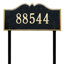 Hillsboro 1-Line Lawn Address Sign