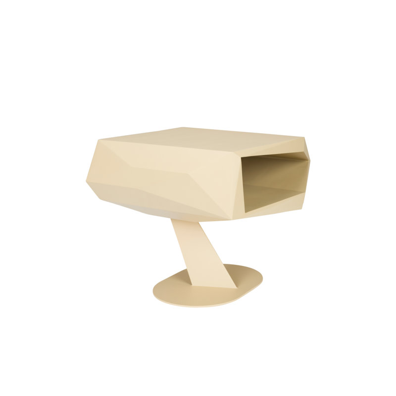 End Table, Beige