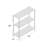 32'' W Steel Height -Adjustable Storage Rack