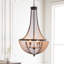 Lombard Bronze Transitional 6-Light Candle Style Chandelier