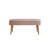 Bohemian Hallway Furniture Set, 2 Pieces | Shoe Cabinet (37.4 x 43.7 x 14.2 inches) & Velvet Bench (41.3 x 19.3 x 15.7 inches) | 100% Melamine Coated Particle Board & Wooden Legs | Stylish Sonomo & Stone Colors