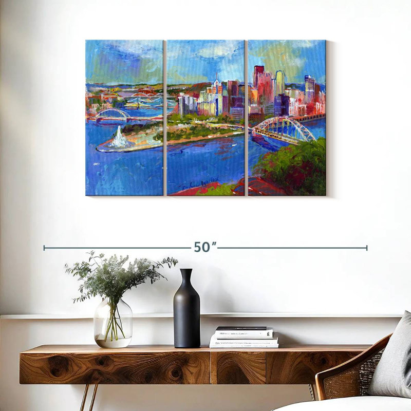 Rorry Pittsburgh, 24" H x 38" W
