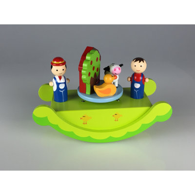 Boîte à musique Rocker Melody Old Mc. Figurine de ferme de campagne «Donald Had A»