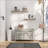 Storage Chest | 30” Farmhouse Lift Top Organizer with Safety Hinge | Slate Gray Wood Grain | Particle Board | Bedroom