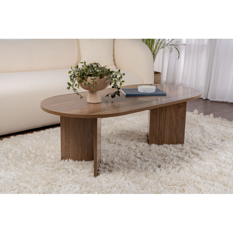 Tatjana Coffee Table, Wood, Venezia Walnut, Venezia Walnut