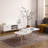 Oval Coffee Table 900, White + Oak, Stylish For Everyday Use Modern Spacious Living Room Piece-135024036