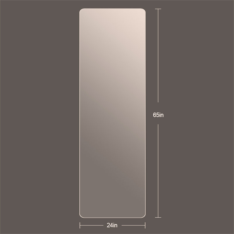 Miroir pleine grandeur en aluminium