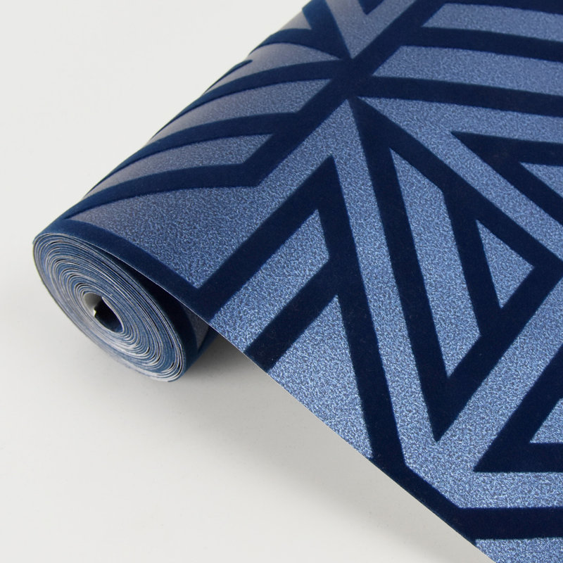 Rouleau de papier peint Cresson, Bleu