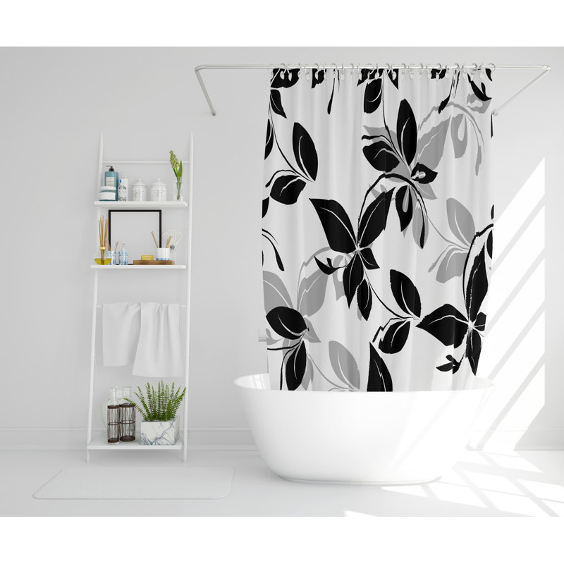 Zaid Polyester Shower Curtain, 168cm H x 168cm W
