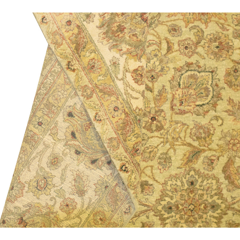 Tapis crème noué à la main de haute qualité