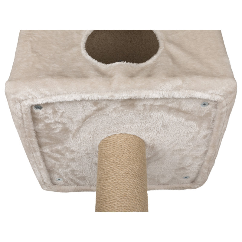 Dayna 60" Wall Mount Cat Tree with Sisal Scratching Post and Hammock