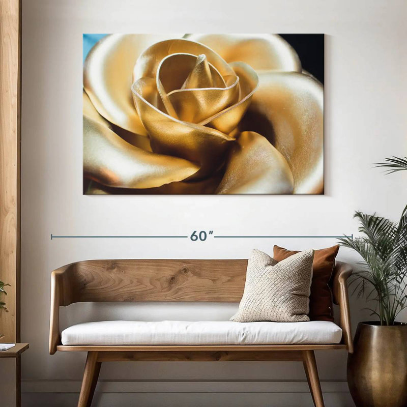Kerner Gold Rose, 32" H x 48" W