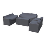 Barrada Rattan Outdoor Sofa Seating Group Cover