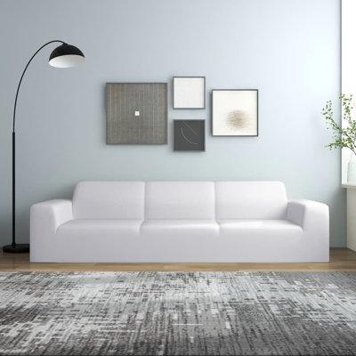 vidaXL Couch Slipcover 100% Polyester jersey Large