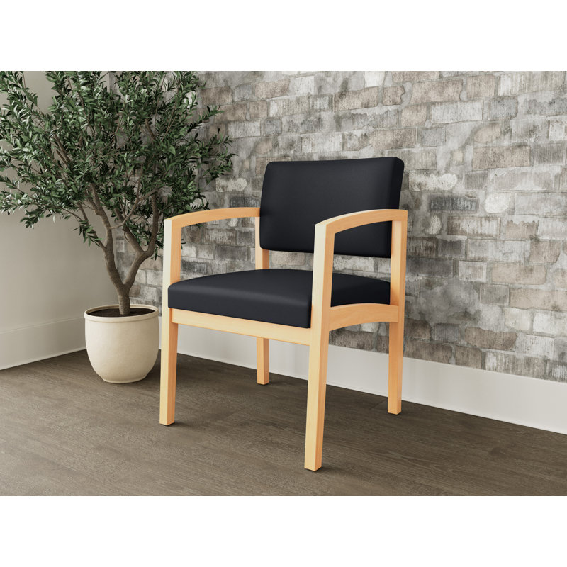 Chaise en bois Lenox, Naturel, Noir Modena