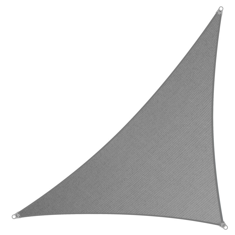 Voile d'ombrage ultra-durable Colourtree, gris, 34 pi x 48 pi x 58,83 pi