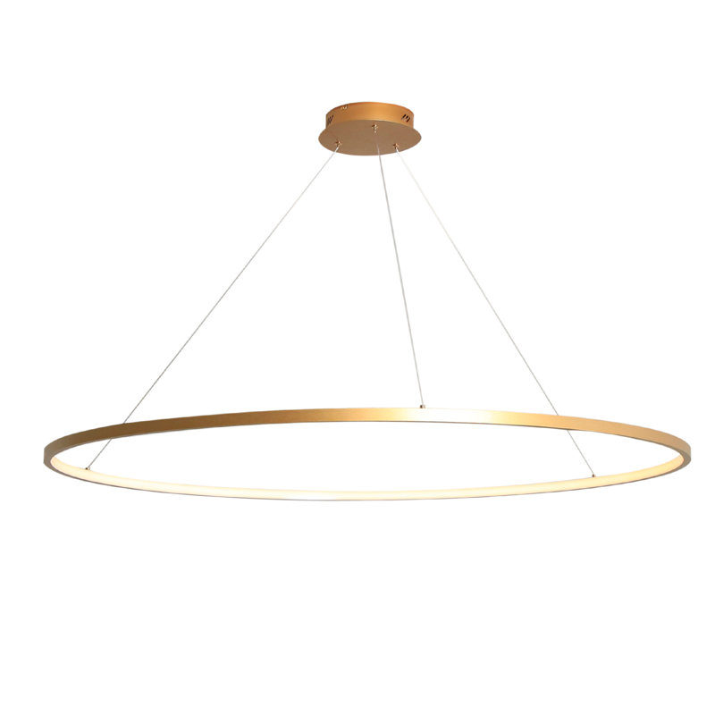 Luminaire suspendu Eliades, Or, H 78,7 po x l 45,3 po x P 45,3 po