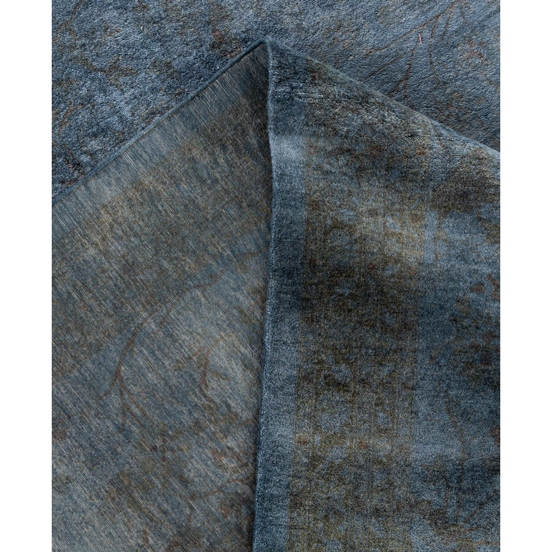 Overdyed One-of-a-Kind 12' 3" X 15' 8" Hand Knotted Area Rug