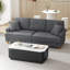 Pedestal Coffee Table with Storage-1266282134