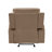 Global United Reclining Transitional Microfiber Fabric Chair