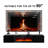 80" Floating Fireplace TV Stand For Tvs Up To 90", Wall Mounted Media Console With LED Lights-780477595-797972112