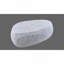 Table basse ovale blanche